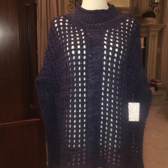 Free People Sweaters - Free People NWT in a beautiful blue indigo shade